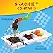 Lunchables Dirt Cake Snack Pack with Chocolate Cookie Crumbs (Chocolate Marshmallow Frosting & Gummy Worms 12 ct Pack 1.95 oz Trays)