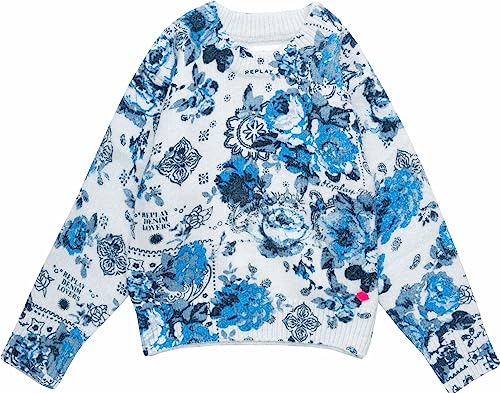 Sweater Cache-épaules Replay Sg5039 idéal pour l'école et sorties
