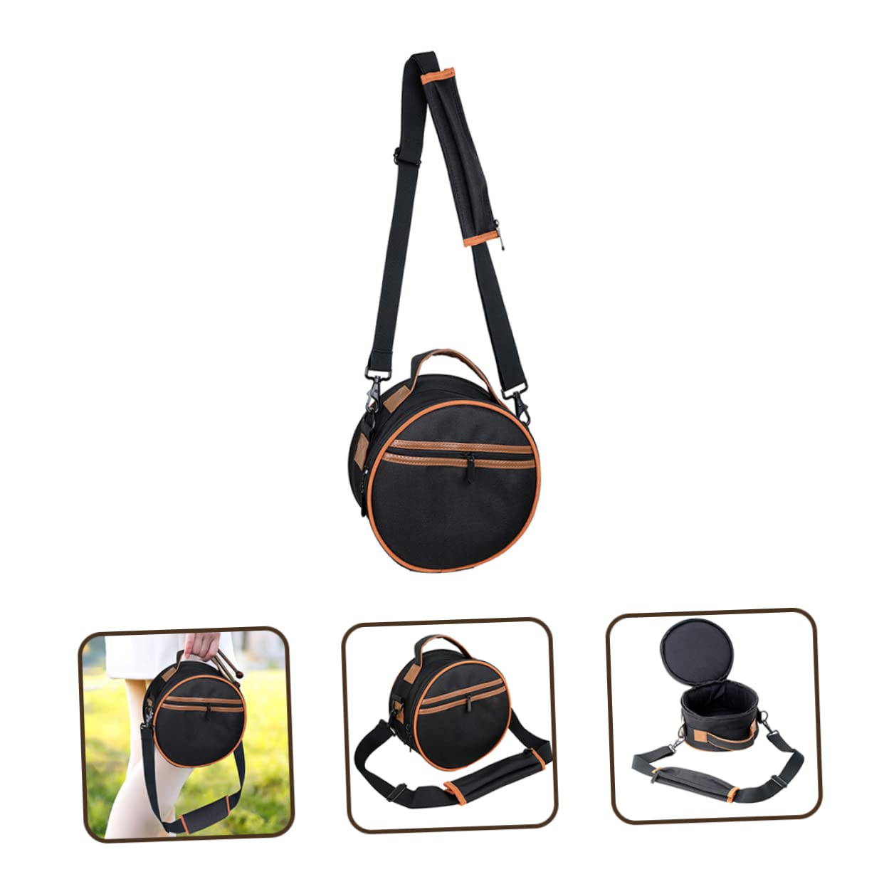 VICASKY Bolsa de Almacenamiento para Lengüeta de Acero, Bolsa Portátil de Transporte Cremallera Suave y Resistente para Proteger Instrumentos de Percusión
