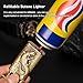 Torch Lighter, Relief Dragon Design Magic Dual Flame Lighter with Adjusting Flames Tool, Creative Windproof Lighters, Cool Jet Flame Butane Lighter-s, Refillable Butane Lighters for Outdoor Indoor