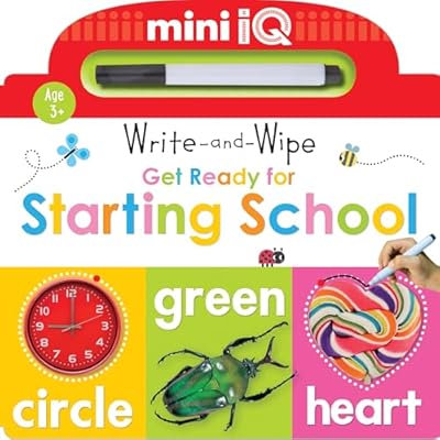 Mini iQ Write-and-Wipe Get Ready for Starting School