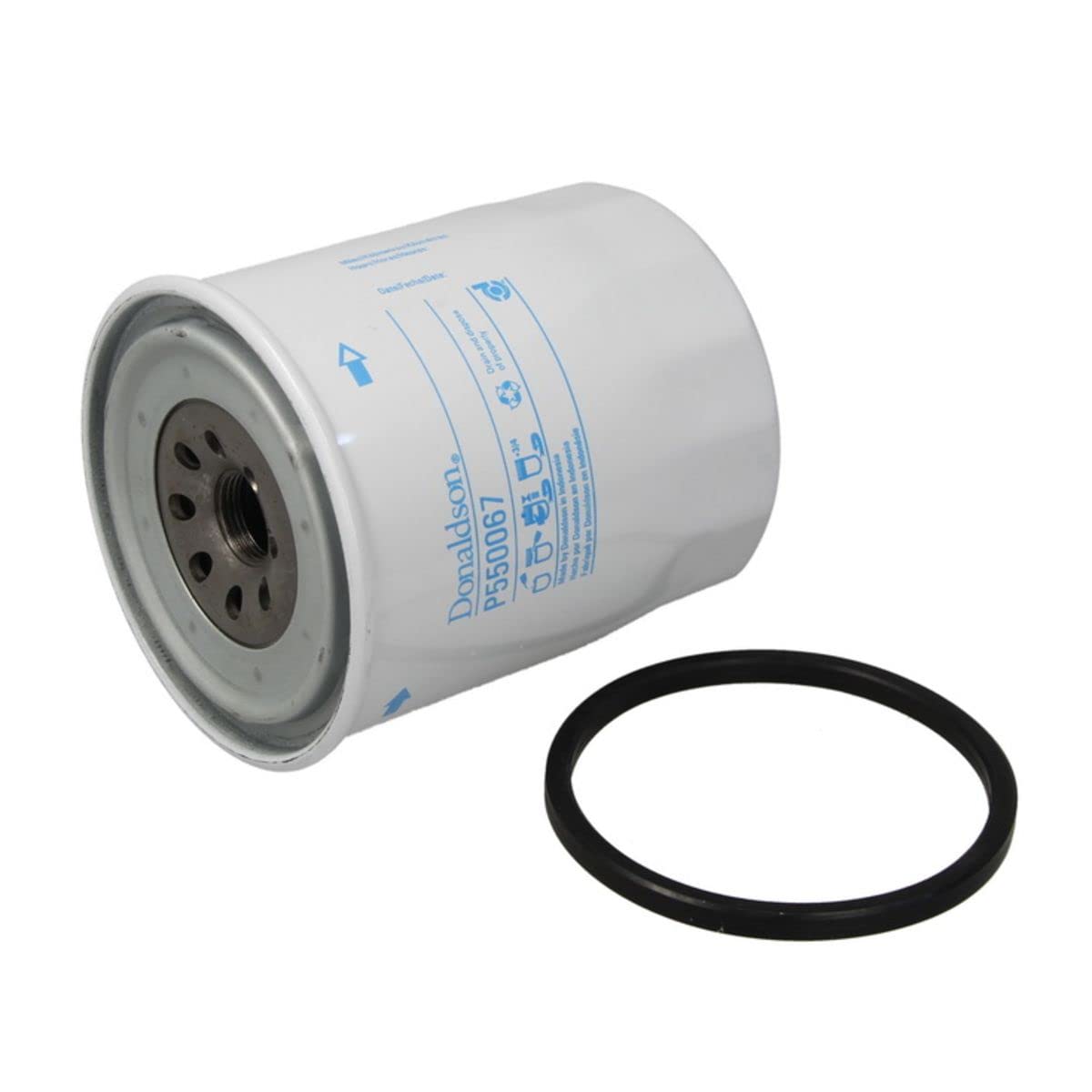Donaldson P550067 Engine Oil Filter 4.96 in., Full Flow Type, Spin On Style, Cellulose Media Type