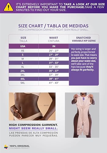 Image of Snatched Body Fajas Bundle | Beige Stage 1 Faja M size and Body Wipes | Perfect Fit & Comfort