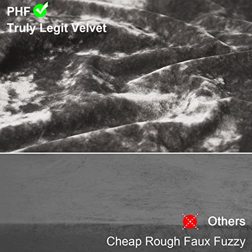 PHF Queen Size Sherpa and Velvet Fleece Blanket #TOP13