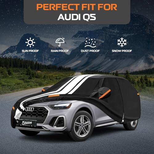 Image of Kayme Heavy Duty Car Cover for Audi Q5 /SQ5 (2008-2026) Waterproof