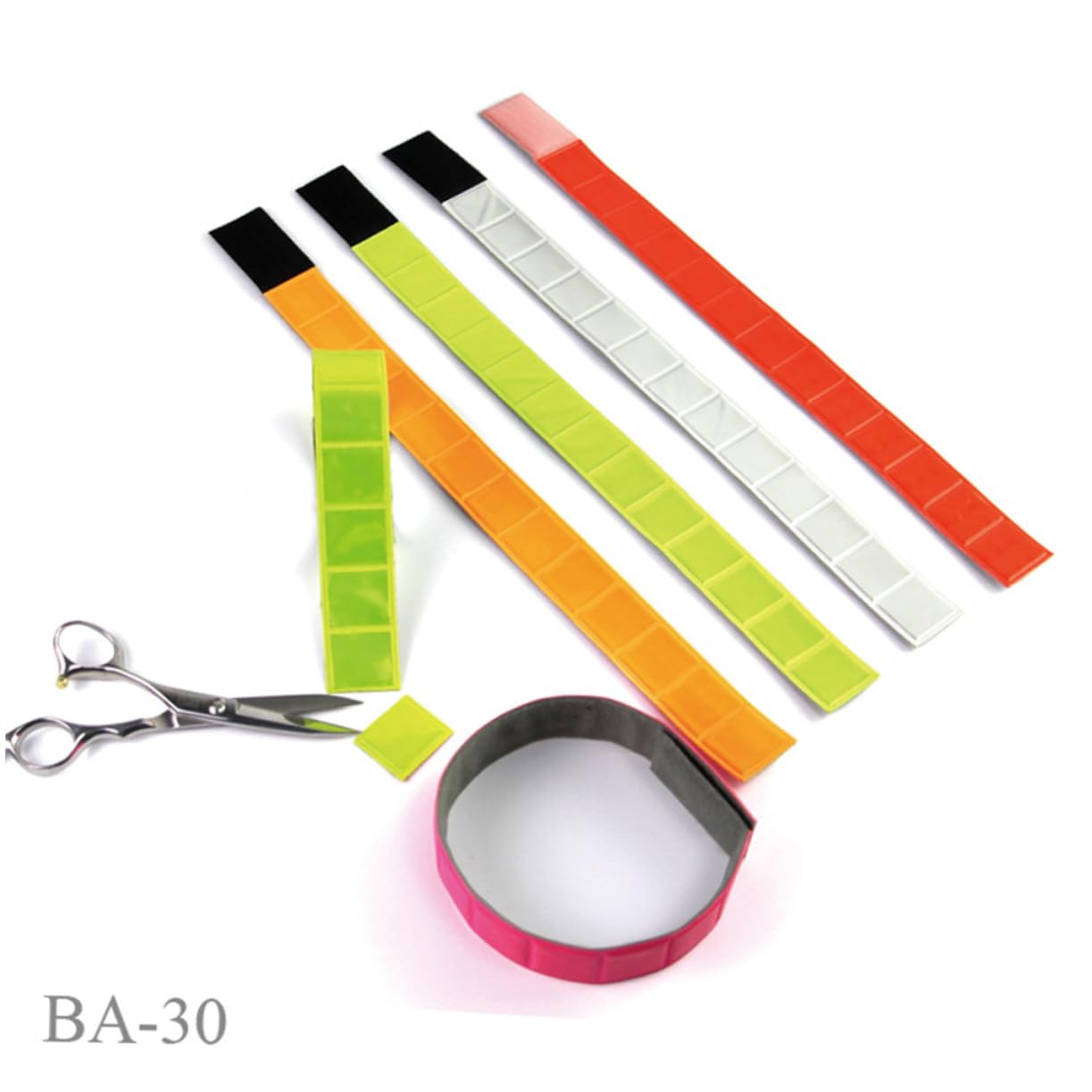 BESPORTBLE 3 Juegos De Pulseras Reflectantes De Seguridad para Correr por La Noche Correa Elástica para Ciclismo Reflectante para Exteriores 6 Unidades X 3