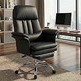 【Réglage en Hauteur & Rotation Douce à 360°】Équipé d'un vérin à gaz pour le réglage en hauteur (course de 80 mm), ce chaise de bureau pivotante s'adapte facilement à différentes tailles. Combinée à une rotation douce et silencieuse à 360° et à des roulettes en nylon de 50 mm, elle améliore votre liberté de mouvement dans l'espace de travail