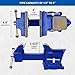 Yost Vises 445 Combination Vise | 4.5 Inch Jaw Width Utility Pipe and Bench Vise |Secure Grip with Swivel Base and Large Pipe Jaw Capacity | Made with Cast Iron and Steel U Channel Bar