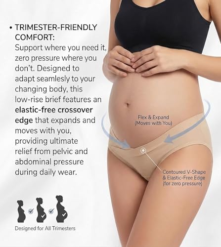 Image of Maternity Panties | 2 Pack Maternity Underwear Under The Bump