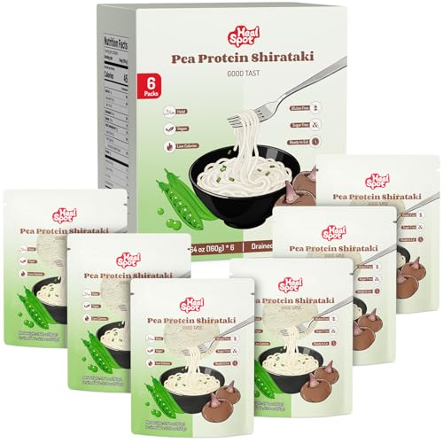 HealSpot Pea Protein Shirataki, Low Calorie, Zero Fat, Low Carb, ...