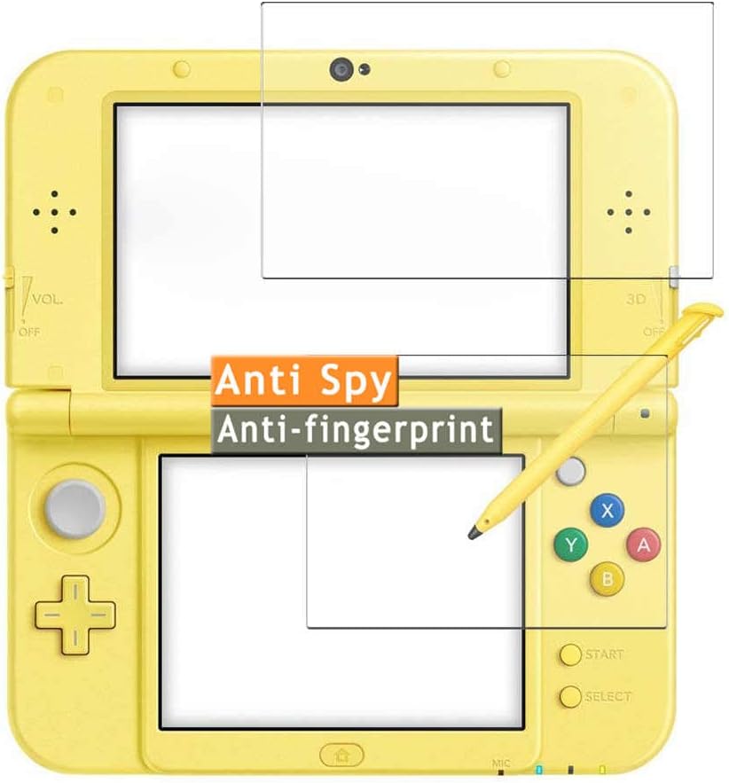 Privacy Screen Protector, compatible with Nintendo 3DS LL / 3DS XL Anti Spy Film Protectors Sticker [ Not Tempered Glass ]