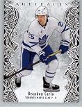 2025-26 Upper Deck Artifacts #96 Brandon Carlo Toronto Maple Leafs Official Hockey Card in Raw (NM or Better) Condition