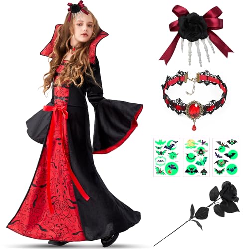 Ciao Prinzessin Schneewittchen Kostüm Für Mädchen – Kleid, Umhang & Diadem (Gr. 8-10 Jahre)