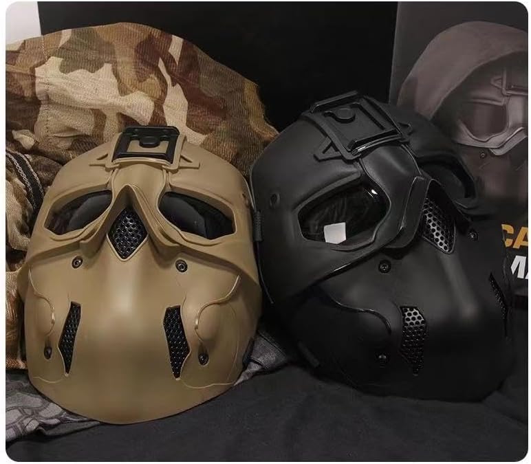 Airsoft Skull Mask CS Tactical Wild Mask, Balaclava Mask for Paintball Cosplay Costume Party