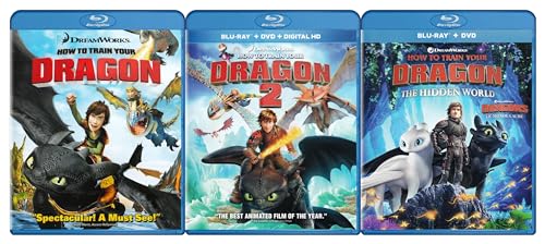 Image of How To Train Your Dragon 1-2 / How to Train Your Dragon: The Hidden World (Blu-ray) (3-Pack)
