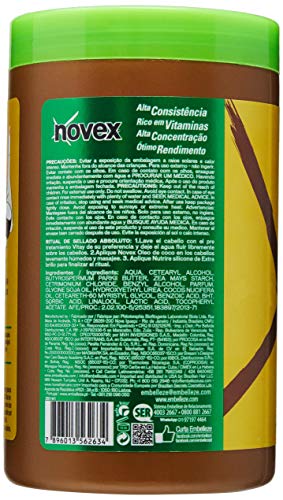 Creme de Tratamento Óleo de Coco 400 G, Novex