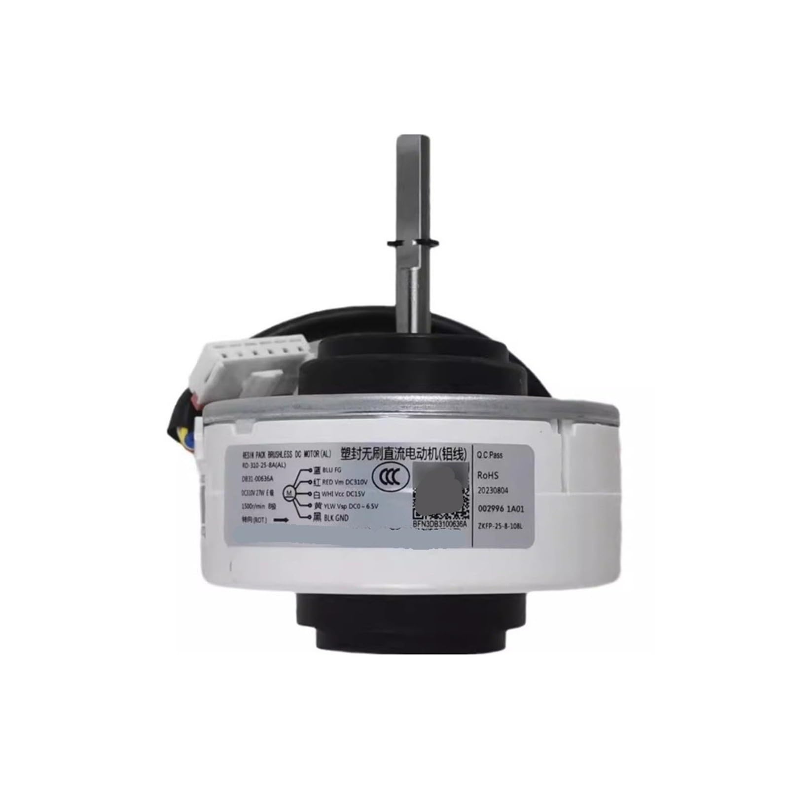 Motore Del Ventilatore DC DB31-00636A, Compatibile for Samsung, Condizionatore D'aria RD-310-25-8A(AL) DC310V 27W 1500r/Min Parti Di Condizionamento