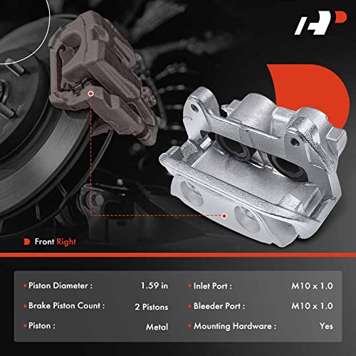 A-Premium Front Right Passenger Disc Brake Caliper with Bracket by A-Premium - Used condition - Image 2