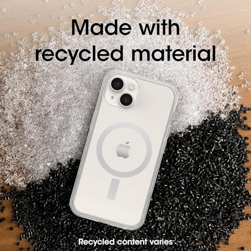 Image of OtterBox Symmetry Series+ Case with Magsafe for iPhone 14 & iPhone 13 (Only) - Non-Retail Packaging - Translucent Clear Rose