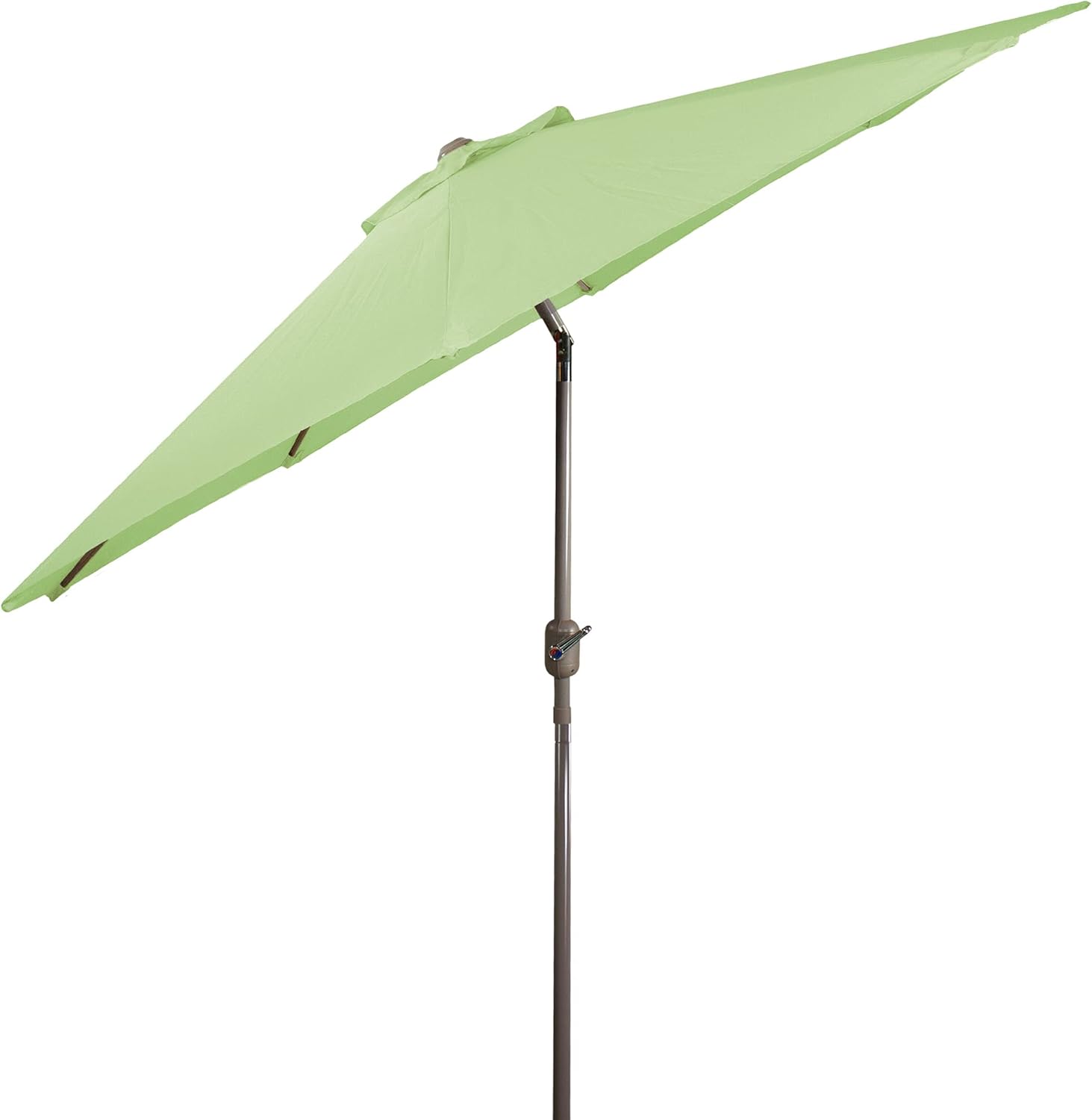 Northlight Outdoor Patio Market Umbrella with Hand Crank and Tilt - 9' - Sage Green