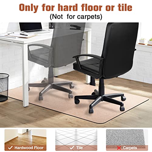 image for Placoot Office Chair Mat for Hardwood & Tile Floor, 55
