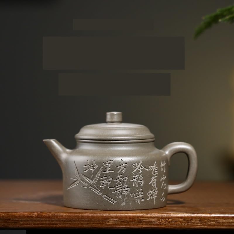 Tetera China Retro Morada, Exquisita y Duradera, para Oficina, con diseño Floral, Ideal para té Negro, té Verde y té oolong.