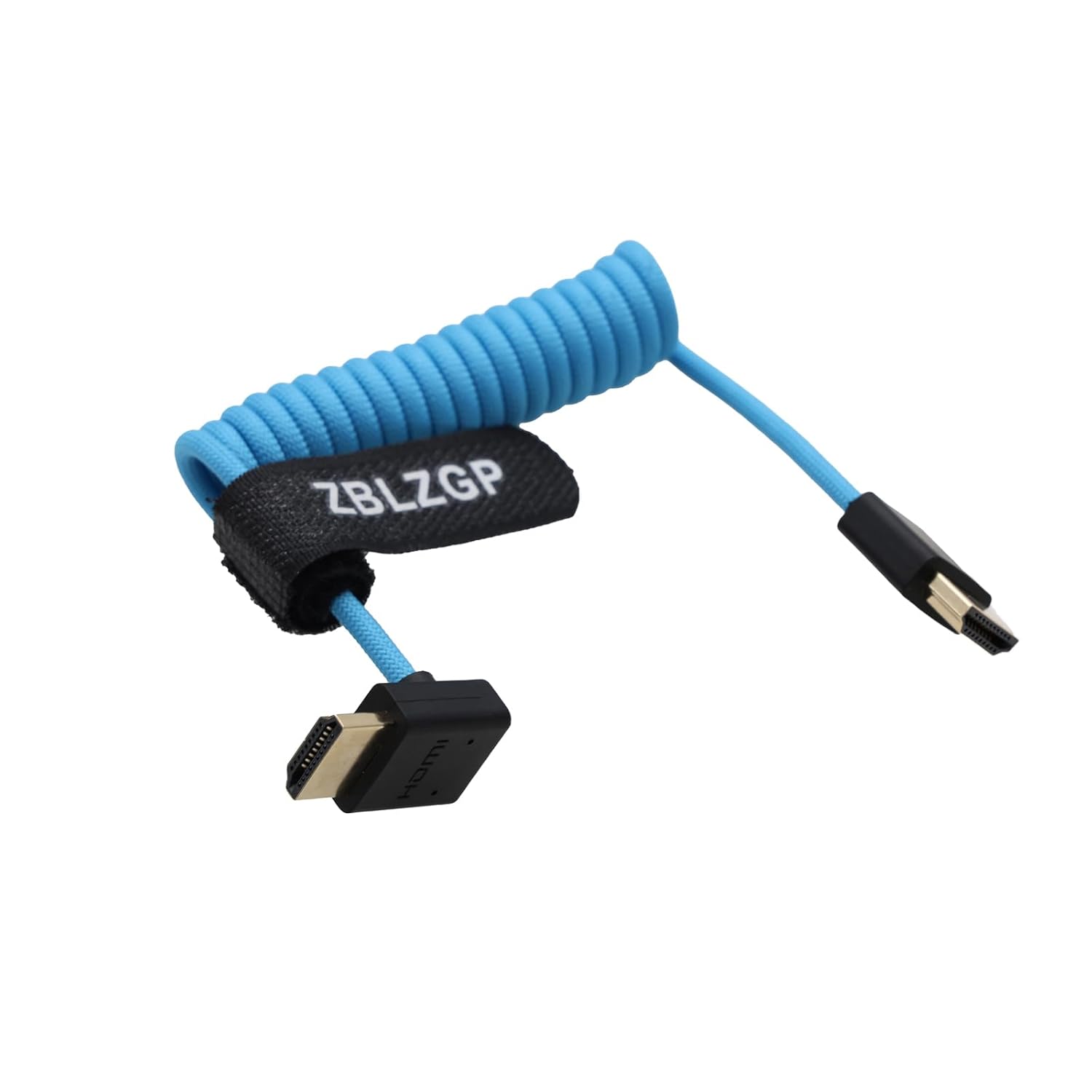 8K HDMI 8K@60Hz Braided Cable for Barco Coronis 8MP Medical Display EIZO RadiForce RX1270 Diagnostic Monitor Down Bend HDMI Type A