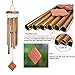 SuninYo Wind Chimes Outdoor,30 inches Amazing Grace Wind Chimes with S Hook(6 Tubes,Golden)