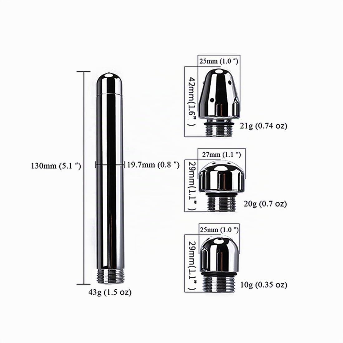 Fiducia Enema doccia angolare bacchetta con 3 teste per la pulizia anale Colonic DOUCHE sistema