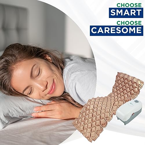 Image of Air Mattress Therapy for Bed Sores Anti-Decubitus|Bubble Mattress| Anti-Bedsore Air Mattress with Compressor Inflatable Air Bed (Cream)