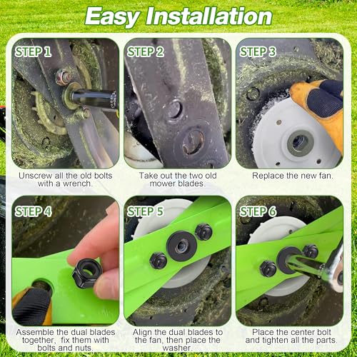Ceoighe Lawn Mower Blade Kit - Washer and Bolt