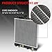 Auto Dynasty Radiator Compatible with 1995-2001 Suzuki Swift Chevy Geo Metro 1.0L 1.3L, DPI 1732 Factory Style 1-Row Cooling Radiator, Aluminum Core