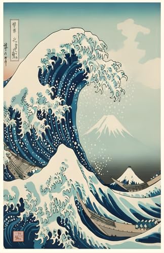 Libreta La Gran Ola de Kanagawa: Cuaderno de notas