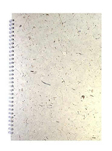 Cahier à feuilles blanches grand format A3 portrait finition naturelle Pink Pig