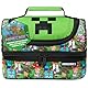 Minecraft Lunchtasche Kinder oder Set mit Trinkflasche Isolierte Creeper Kühltasche für Lunchbox und Snacks für Schule Alltag Urlaub Gamer Geschenk (Multi)