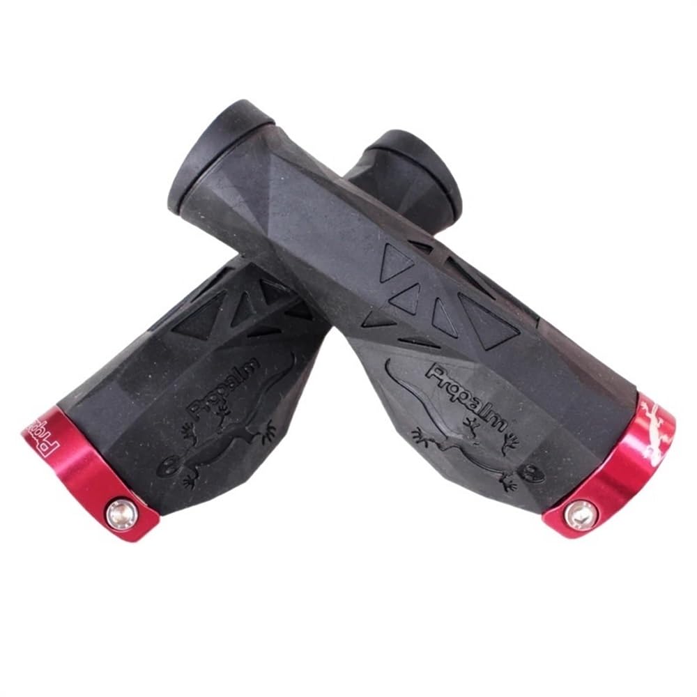 Manopole MTB Impugnatura ergonomica for Bici Impugnatura for Bicicletta da Strada di Montagna Impugnatura for Manubrio Attrezzatura da Guida Manopole per Bici(Red)