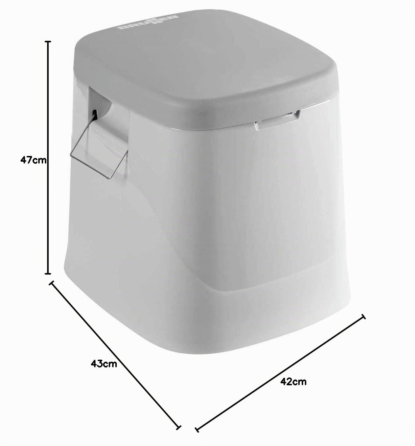 Brunner Toilettes/WC Portable, Toilette Chimique Optiloo avec Seau