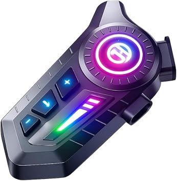 Coofbe  ift Telefon Ba lant l  Su Ge irmez 500Mah Bt6.0 Motosiklet Kask Kulakl   ntercom Rgb I kl   nterkom Kulakl k