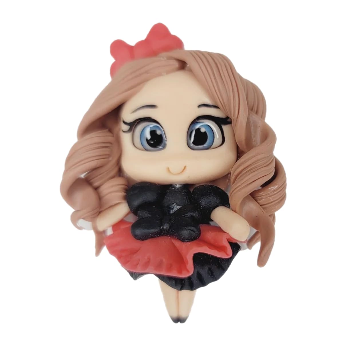 London #334 Clay Doll for Bow-Center, Jewelry Charms, Accessories, and More