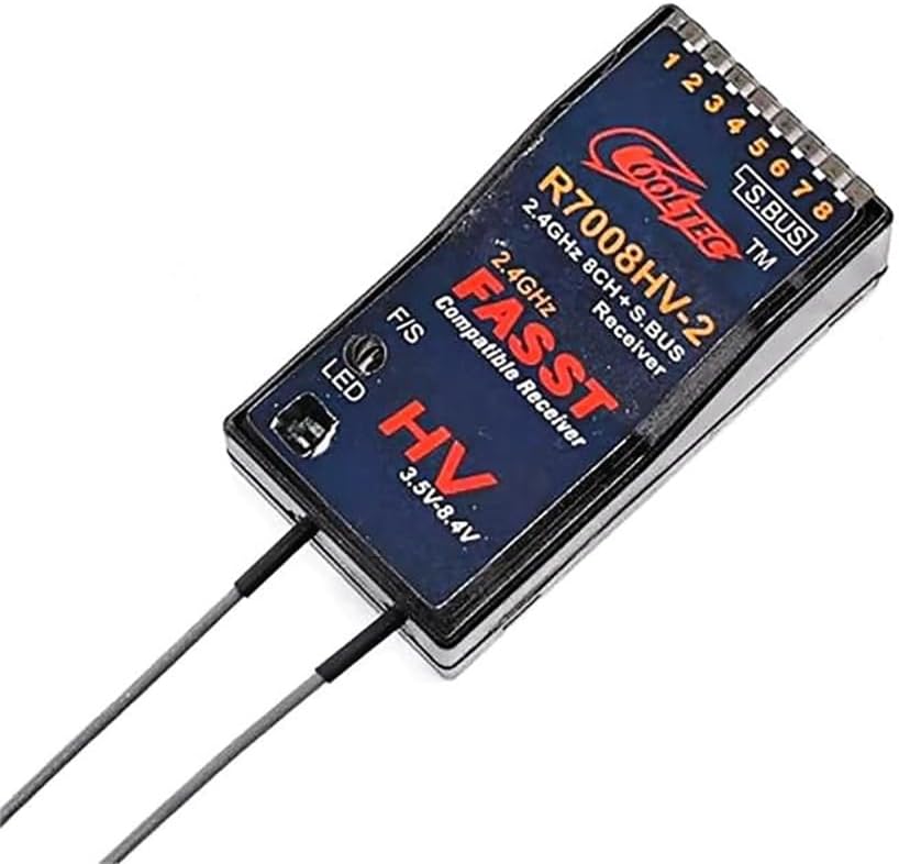 SPARKHOBBY R7008HV-2 Fasst S.Bus 8CH 2.4GHz sbus for Cooltech Receiver Receptor for Futaba 14SG 16SG 16SZ 18SZ 18MZ RC Fixed Wing Car Boat (1PC R7008HV-2)