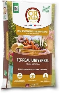 Tierra para macetas universal Or Brun 35 L: la solución para un jardín floreciente