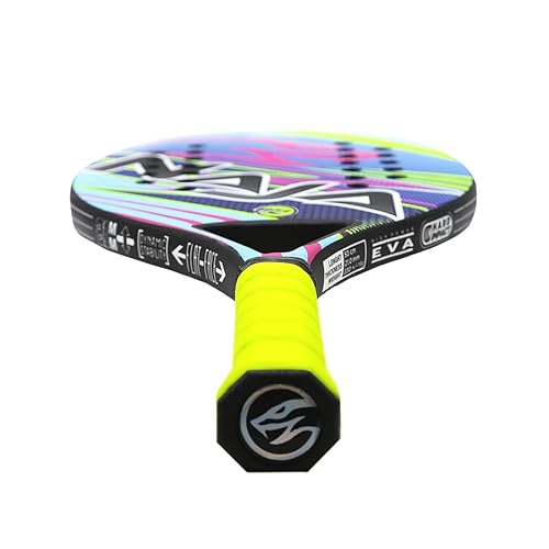 Raquete Beach Tênnis Fibra de Carbono + Vidro - Naja Trainning 3.0 - azul/turquesa