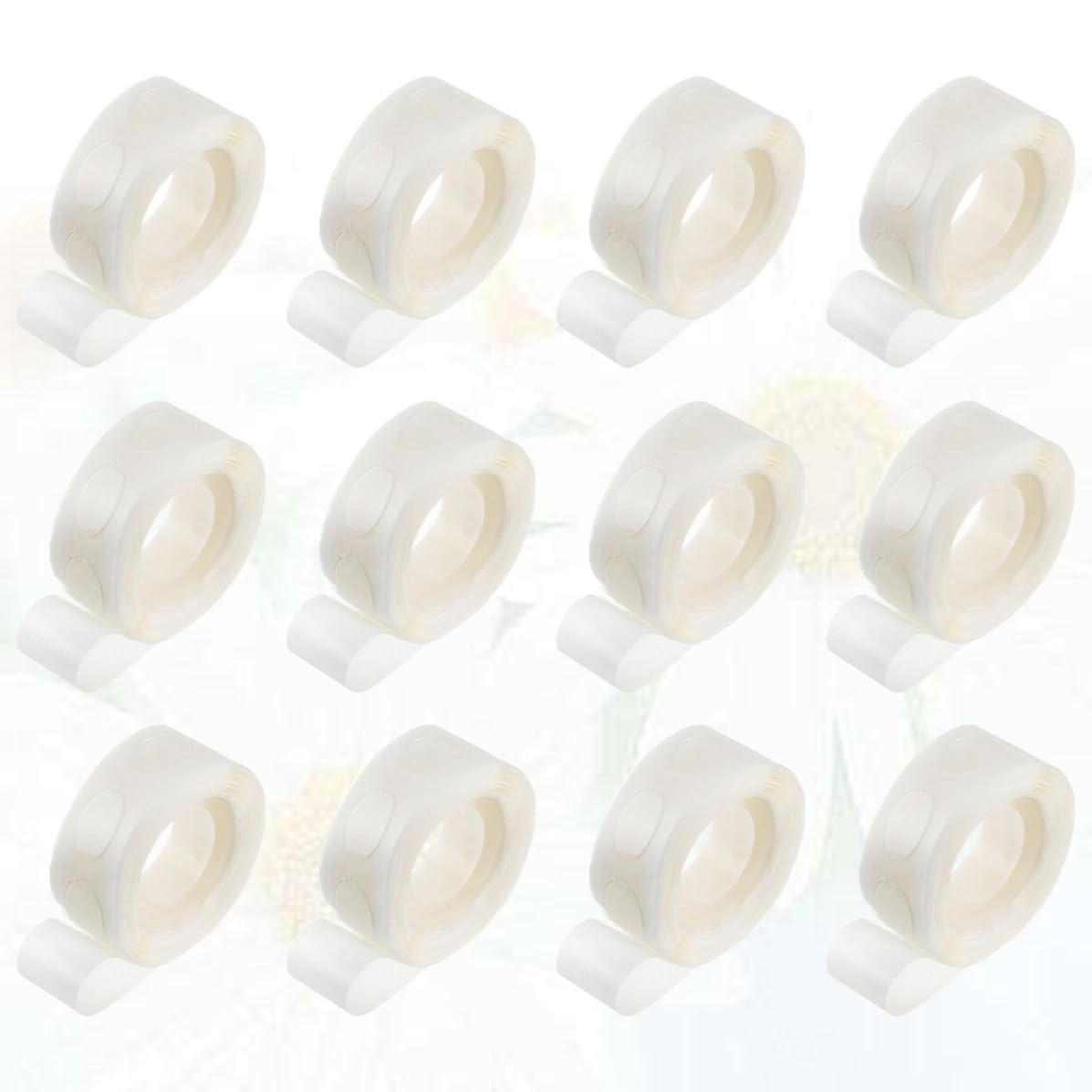 12 Rolls Removable Double-Sided Adhesive Dots Roll