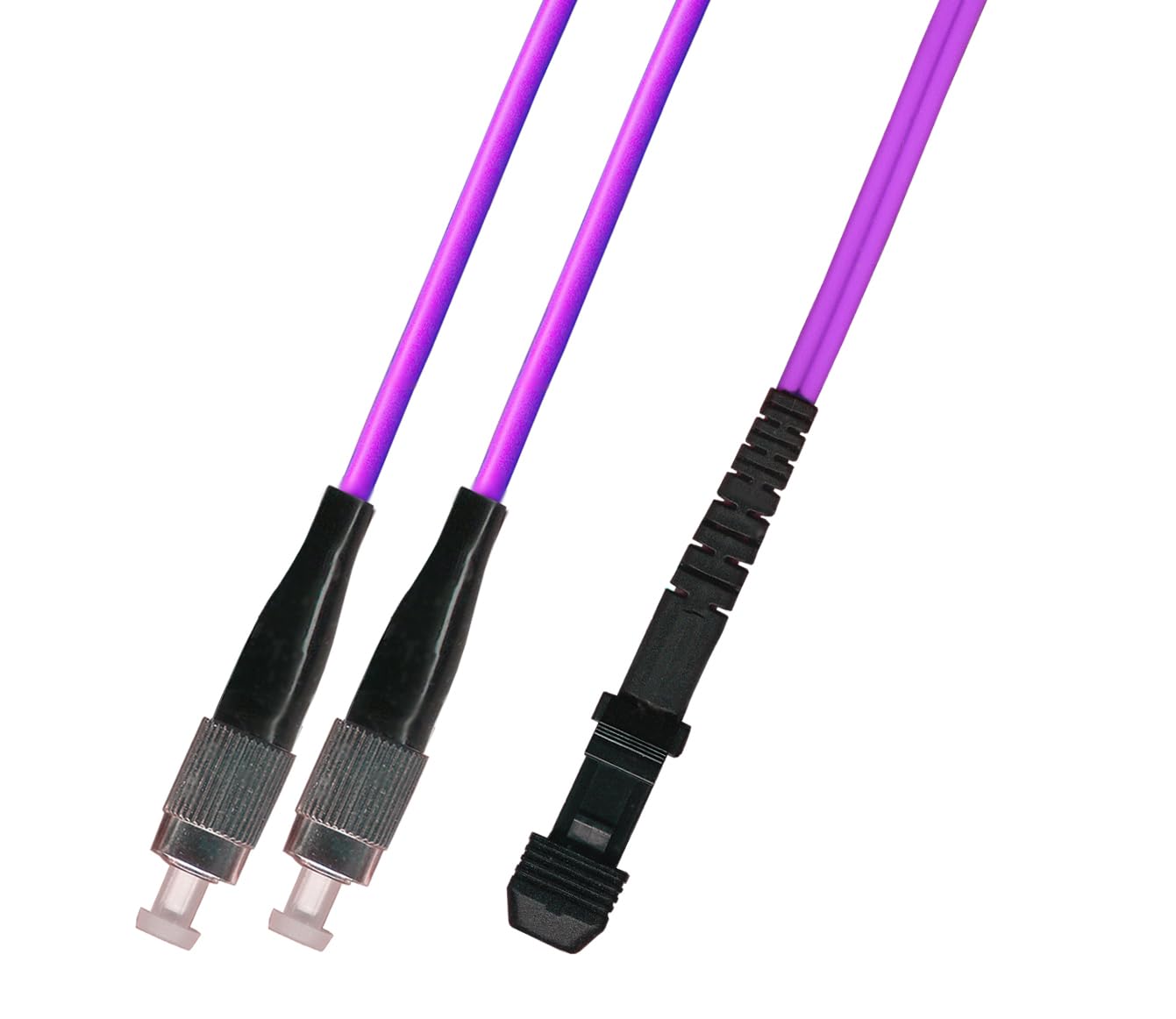 RiteAV 40M (131.2ft) OM4 40Gb FC to MTRJ Fiber Optic Cable Duplex Multimode 50/125 Jumper 40 Meter Patch Cord