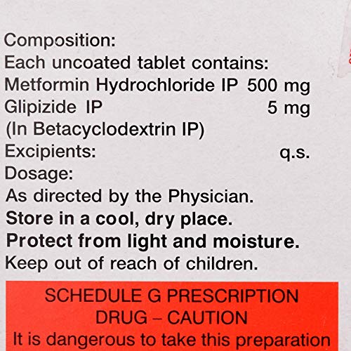 Image of Metaglez Forte* - Strip of 10 Tablets