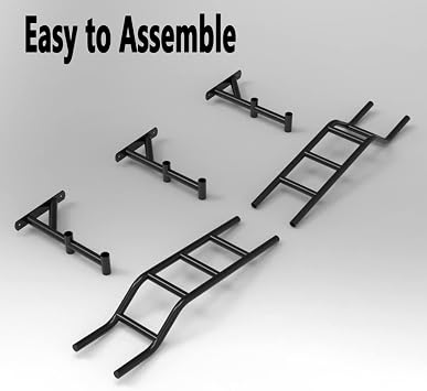 Wall Mounted Pull Up Bar, Heavy Duty Steel Climbing Frame/Parallel Bars/Horizontal Bars, Home Gym Strength Training Fitness bar, Load 300kg