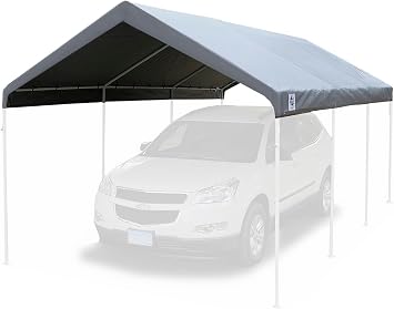 King Canopy Replacement Drawstring Cover 10-Feet by 20-Feet, fits 10-Feet 8-Inch by 20-Feet A-Frame, Silver