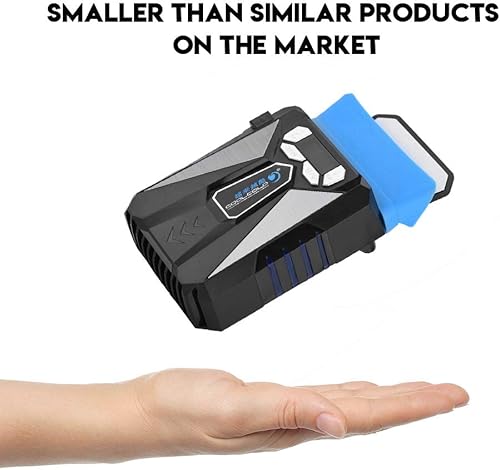 Miniatura 5 de Enfriador de ventilador para laptop, enfriador externo para juegos, ventilador de refrigeración USB de extracción de aire de 2000 a 4100 rpm