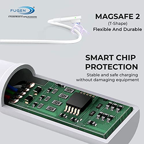 Image of Fugen Compatible Laptop Adapter Charger L Pin MG1 60w 16.5v 3.65a for Unibody MB Pro 13 inch, 15.4 inch A1181, A1184, A1185, A1278, A1280, A1330, A1342, A1344-White