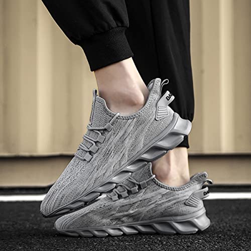 Image of Mens Walking Shoes Tennis Sneakers Running Workout Jogging Rubber Athletic Sole Ultra Light Breathable Comfortable Non Slip Fashion
